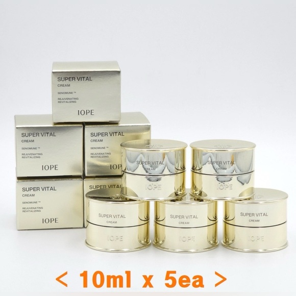 IOPE Super Vital Cream 50ml (10ml x 5ea) NEW 6th Generation Super Vital Cream